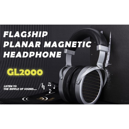 Goldplanar GL2000, Open Back Headphones: Planar Magnetic Over-Ear