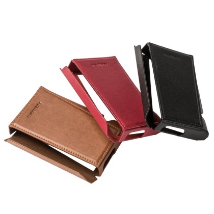 Astell&Kern A&norma SR25, Premium Italian Leather Case: Black, for