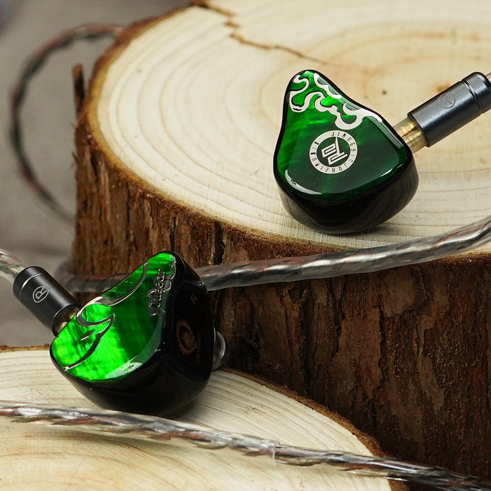 earup　正規品 Juzear x Z Reviews Defiant, In-Ear Monitors: 1DD+3BA Hybrid, 3-Way