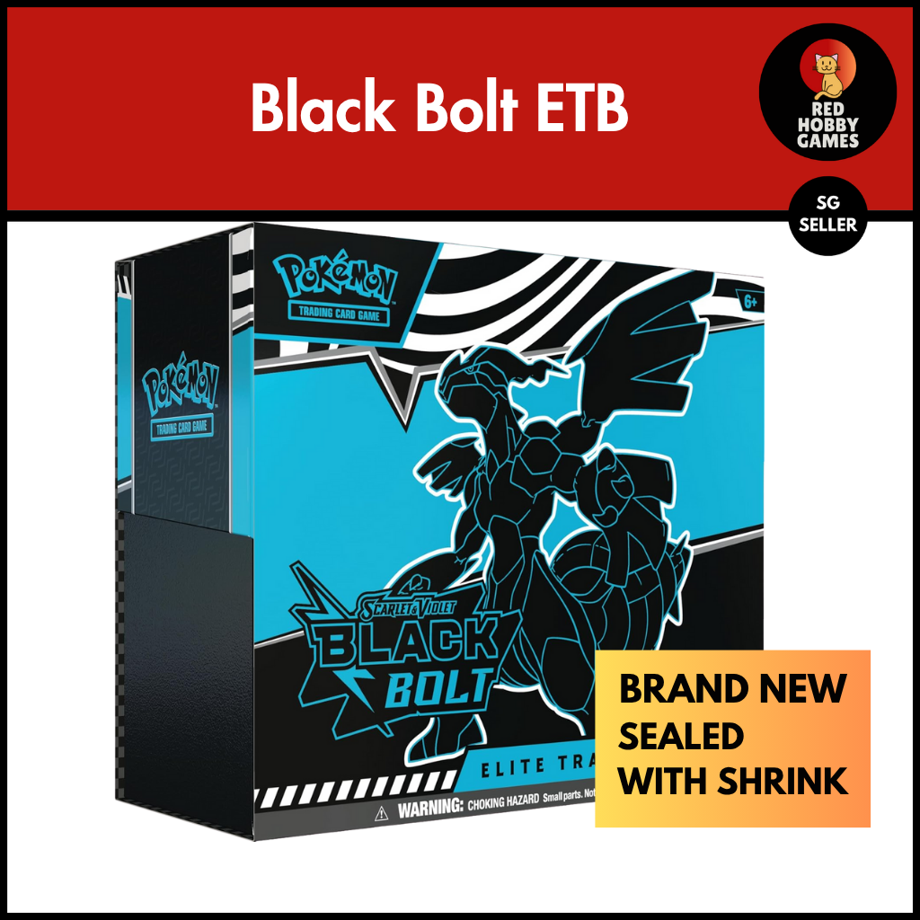 POKEMON SCARLET & VIOLET BLACK BOLT ELITE TRAINER BOX | 2025