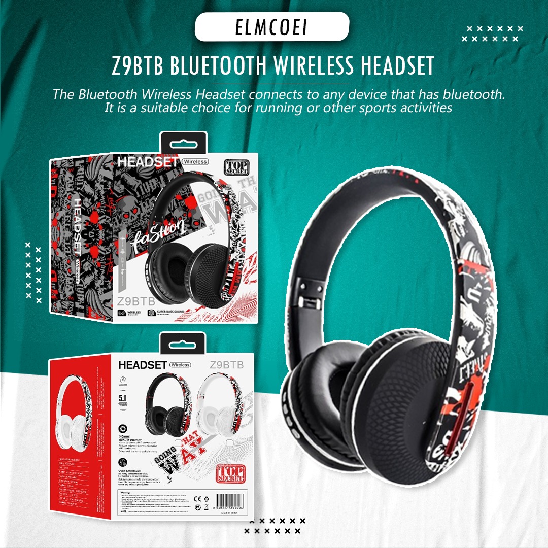 ELMCOEI Z9BTB HEADPHONE 03-1016789 | Decor Online