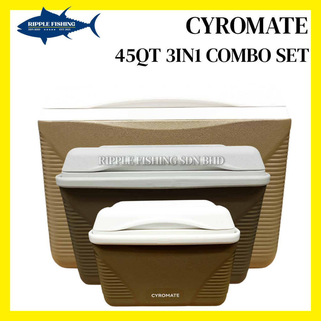 CYROMATE 45QT 3IN1 COMBO SET HS758 COOLER BOX