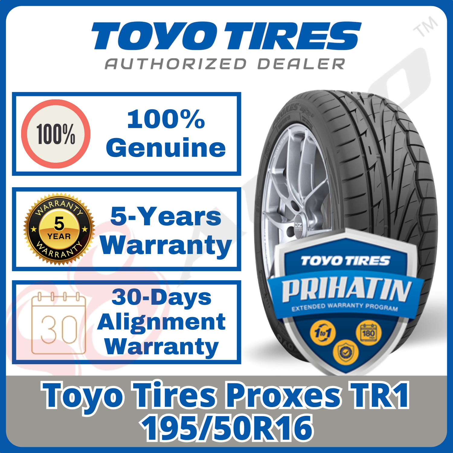 195/50R16 Toyo Tires Proxes TR1 | S8 Auto