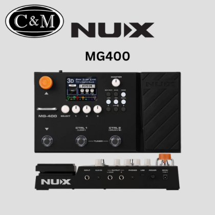 NUX MG-400 Modelling Guitar Processor ( MG400 / MG 400 ) | C&M