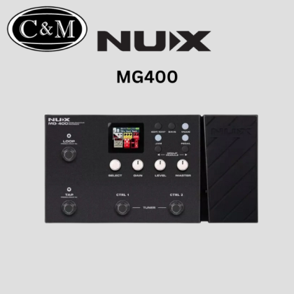 NUX MG-400 Modelling Guitar Processor ( MG400 / MG 400 ) | C&M
