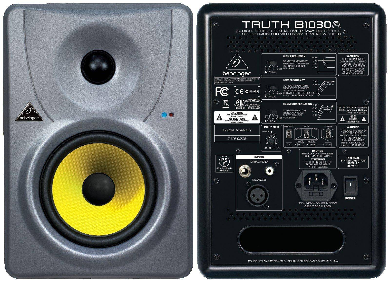 BEHRINGER TRUTH B1030A High-Resolution, Active 2-Way Reference