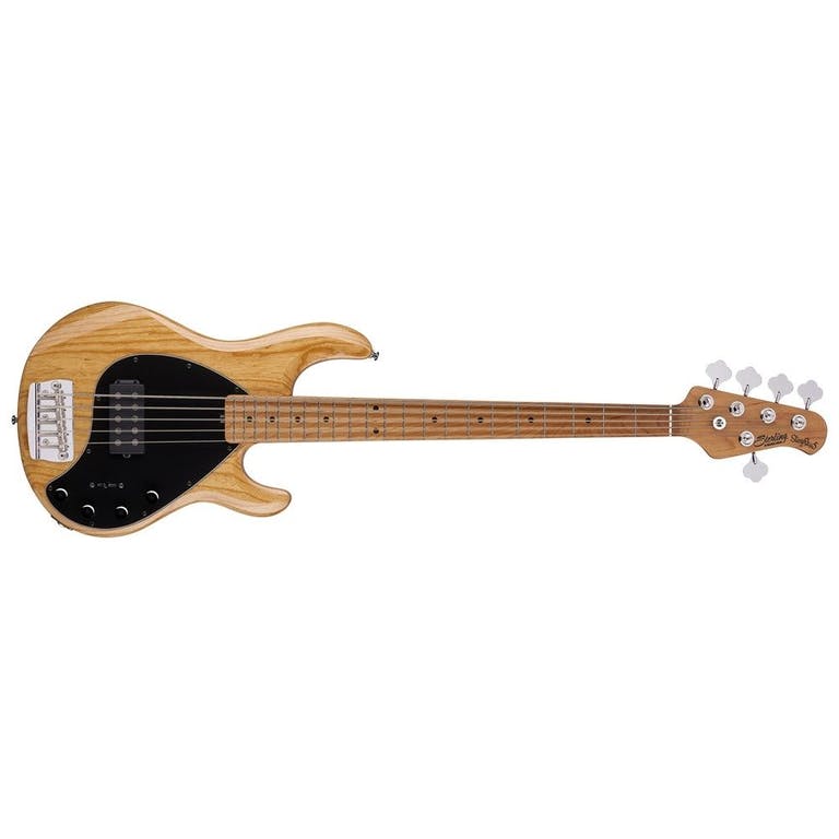 Sterling by Music Man RAY35 5 String Bass in Ashwood Natural | C&M