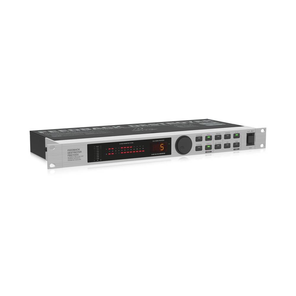 BEHRINGER FEEDBACK DESTROYER FBQ1000 Automatic And Ultra-Fast