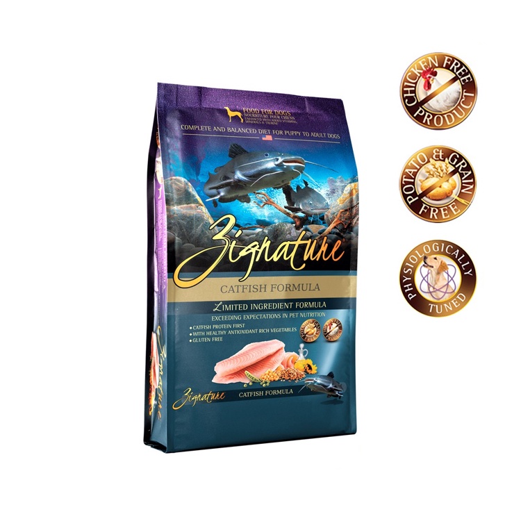 Dry Dog Catfish Dog Food Zignature Catfish Limited Ingredient