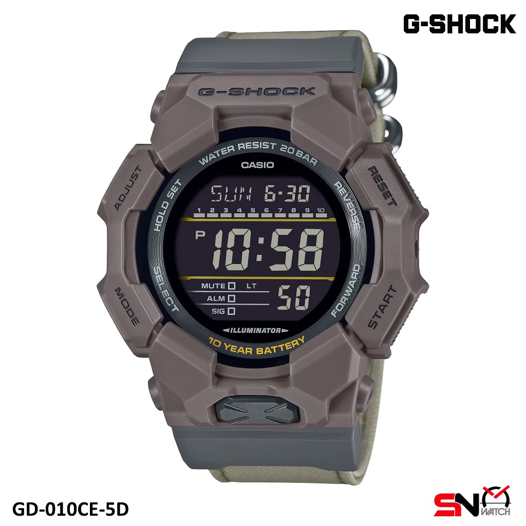 Casio G-Shock GA-010CE GD-010CE Cloth Band Men Sports Watch