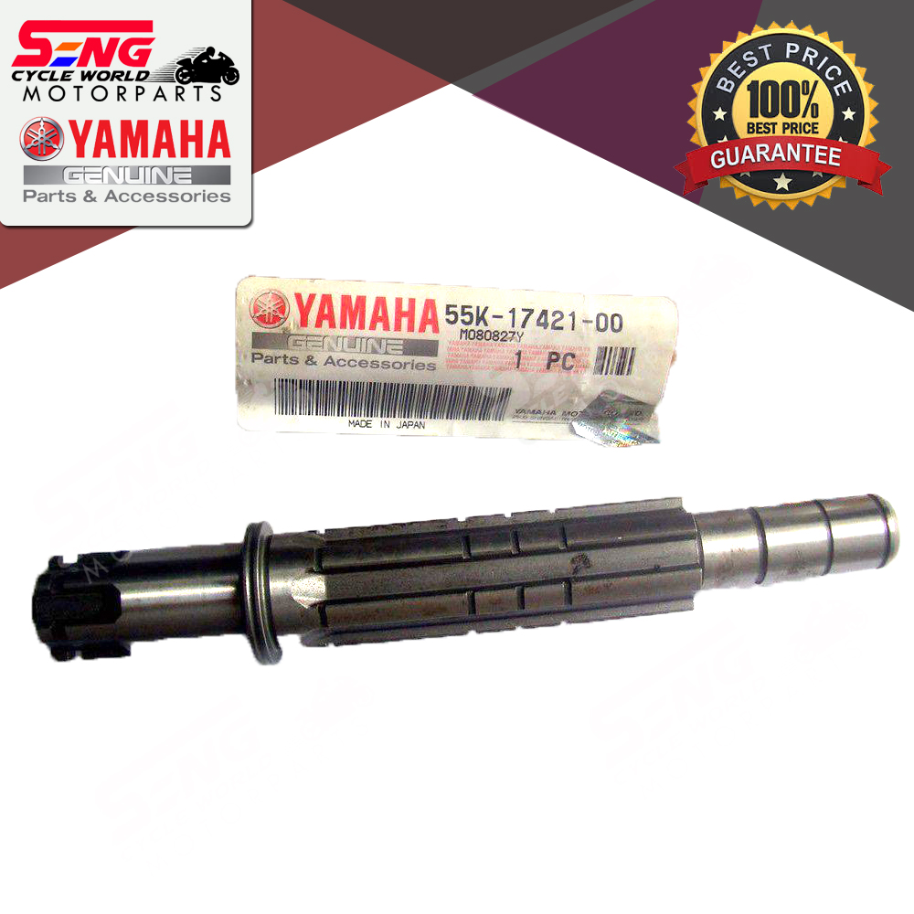 YAMAHA RXZ ENGINE MAIN COUNTER DRIVE AXLE (55K-17421-00) ORIGINAL
