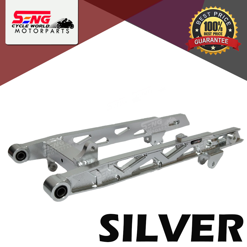YAMAHA SRL115 / HONDA W125 ALLOY SWING ARM-CNC-GREY / SILVER