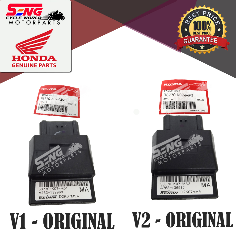 2脚まとめ買い M.HONDA HONDA DASH 2 FI (V1 / V2) PGM ECU UNIT-STD-ORIGINAL | SENG