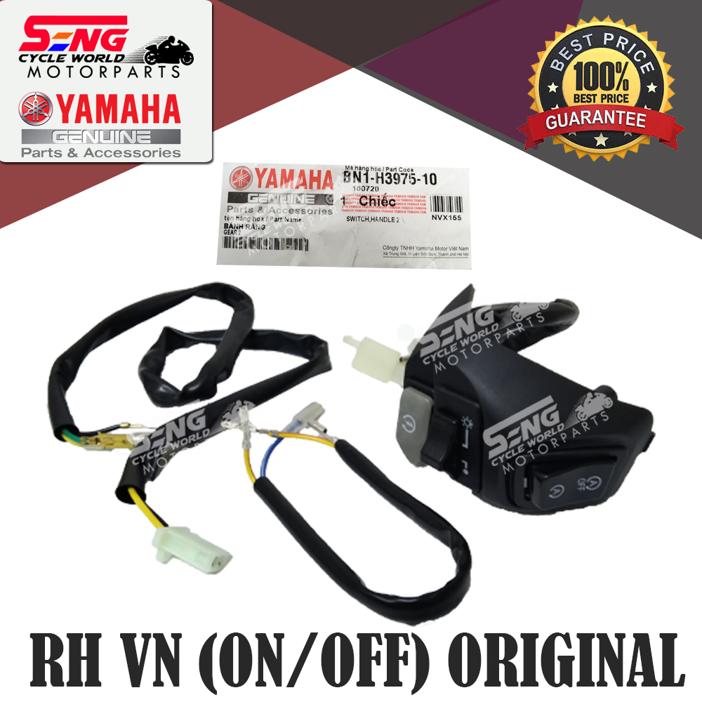 YAMAHA NVX 155 HANDLE SWITCH - LH / RH - ORIGINAL VN (ON / OFF