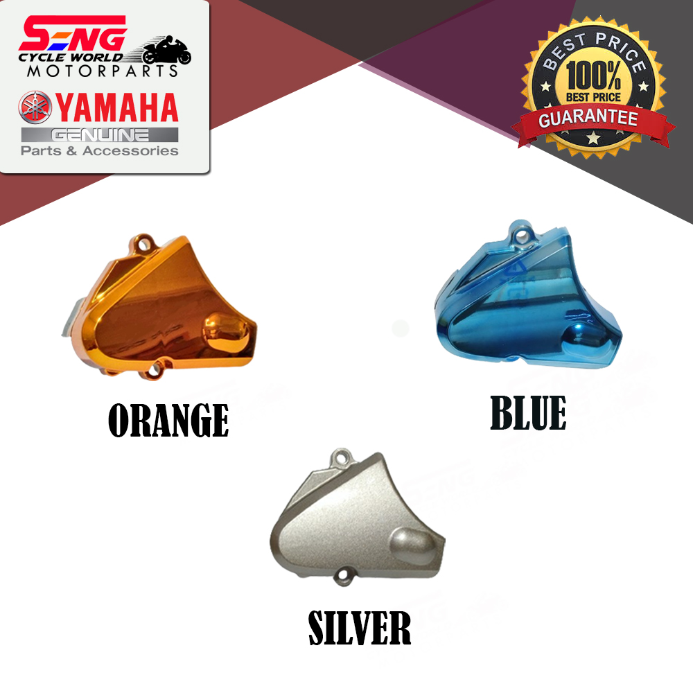 YAMAHA Y125 Z / ZR 2T PUMP COVER-CHROME-ORANGE / BLUE / SILVER