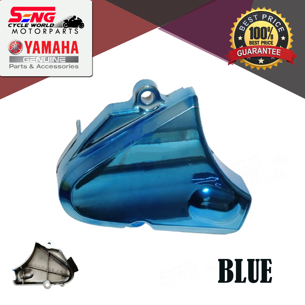 YAMAHA Y125 Z / ZR 2T PUMP COVER-CHROME-ORANGE / BLUE / SILVER