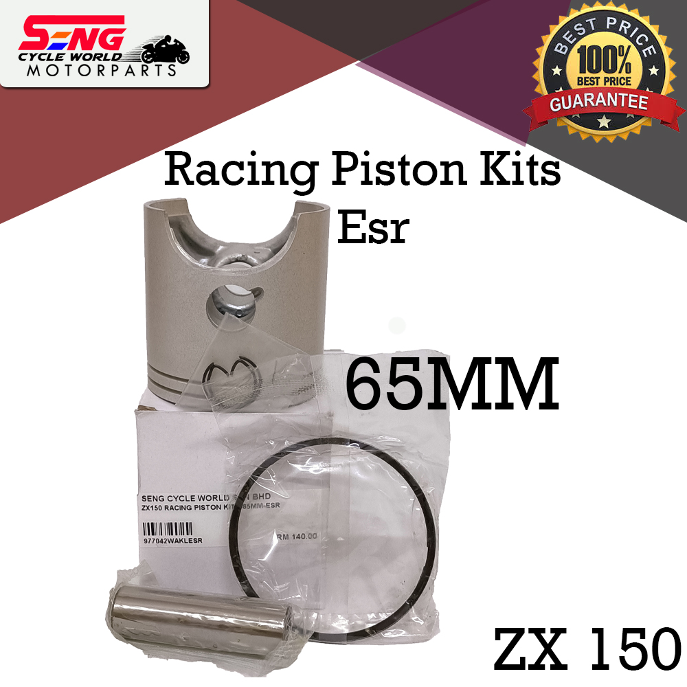 専用! KAWASAKI ZX150 RACING PISTON KITS - 59MM - ESR | SENG CYCLE