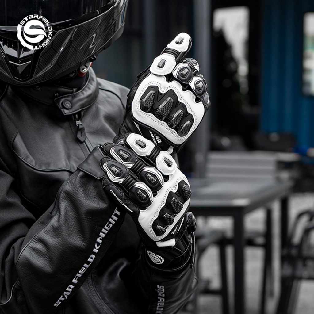 スコーピオン ブレスレット LGB kmrii スタッズ 本革 Star Field Knight SKG553 Full Leather Riding Gloves Motorcycle