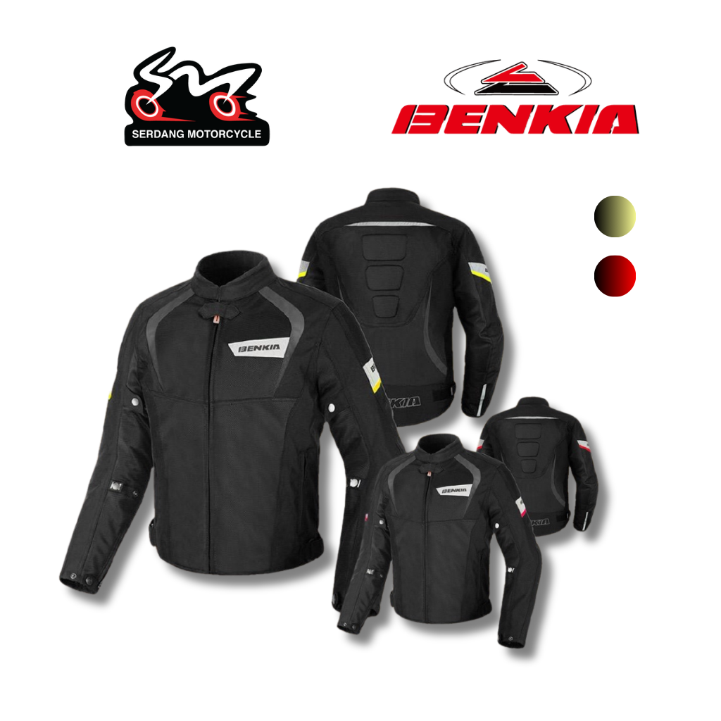BENKIA Riding Jacket with Protective Pads JS162 | Serdang Motorcycle