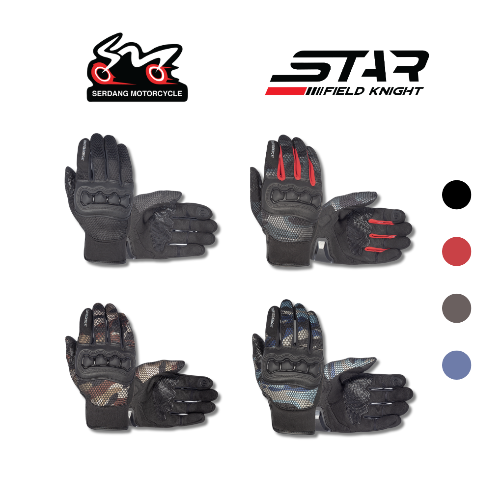 Star Field Knight SKG533 Riding Gloves Motorcycle | Serdang Motorcycle