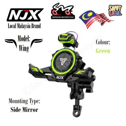 NJX NPH04 Phone Holder Wing | Serdang Motorcycle
