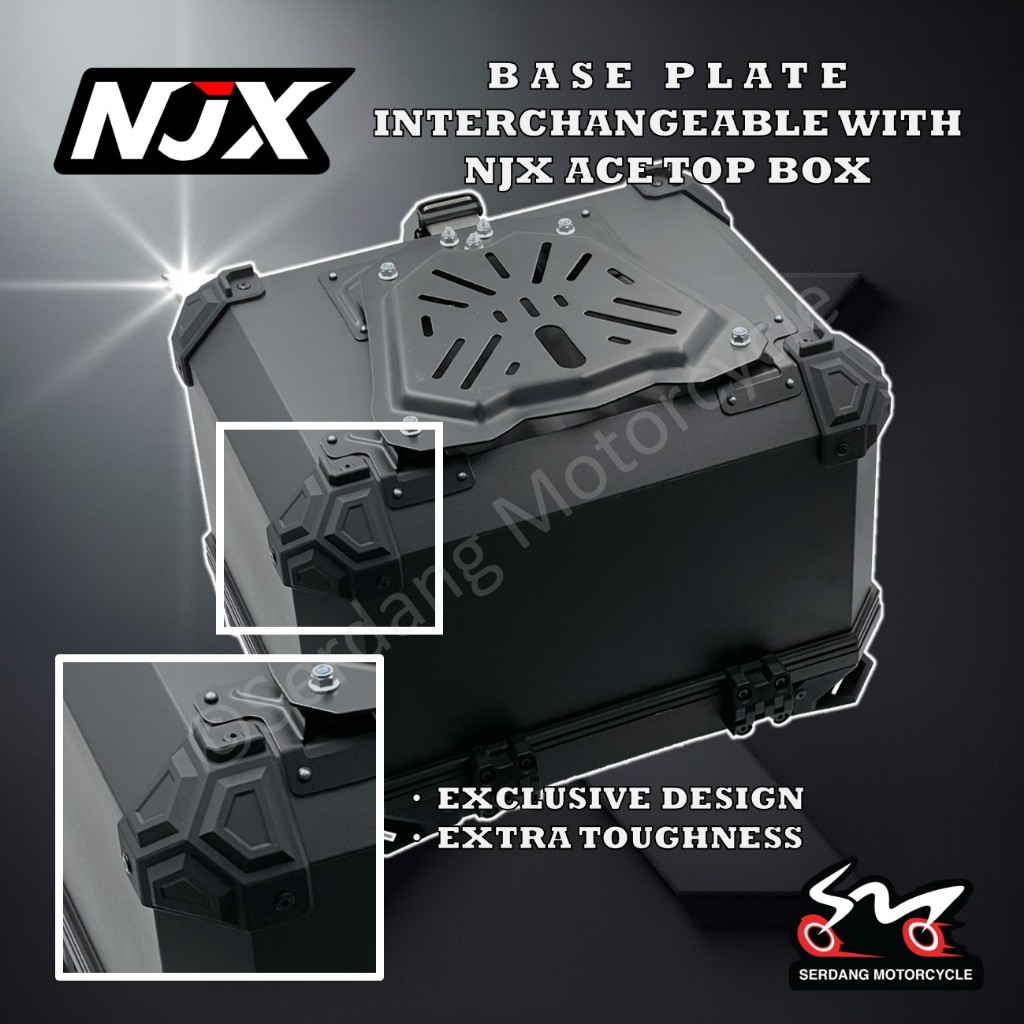 NJX PT1X TITAN ABS Top Box | Serdang Motorcycle