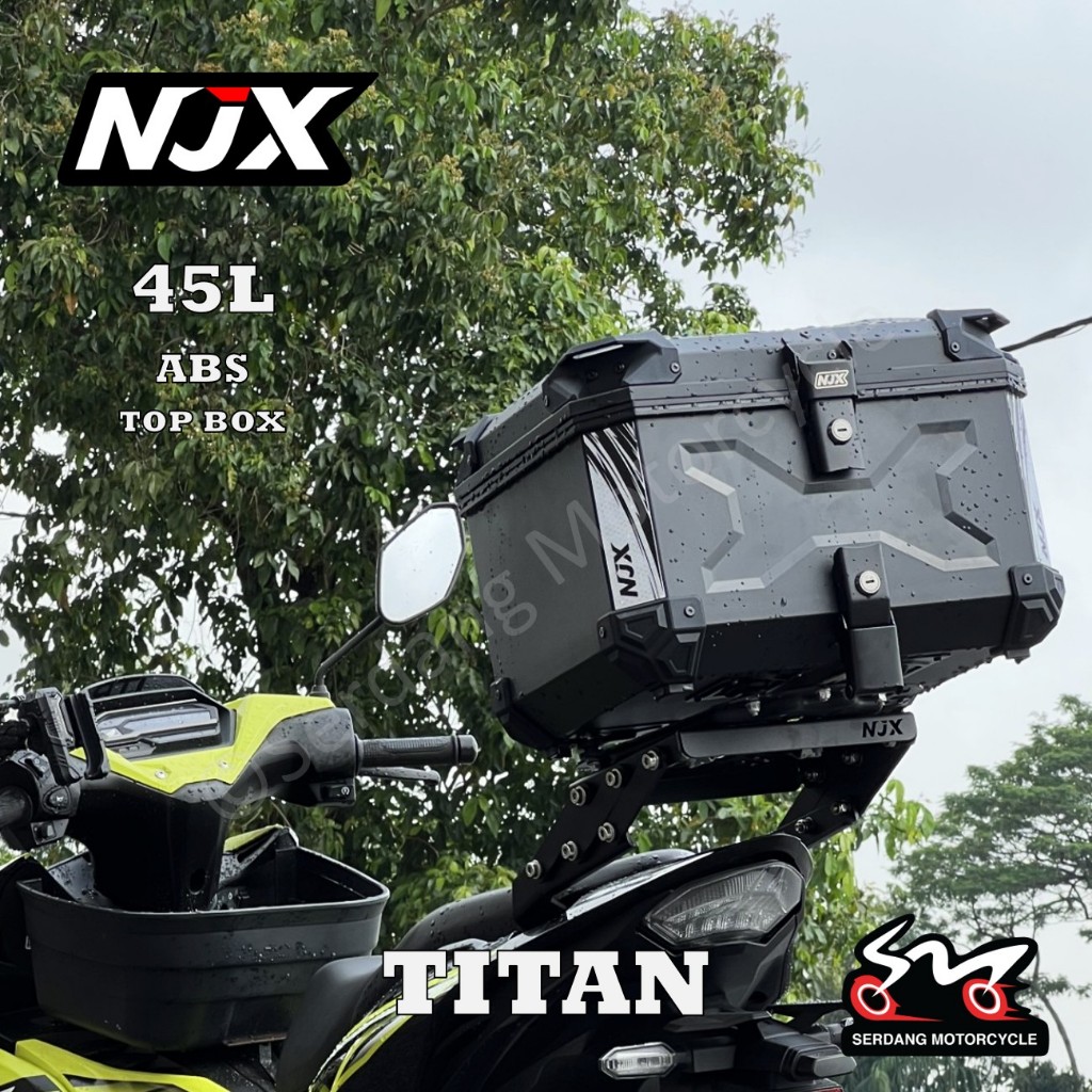 NJX PT1X TITAN ABS Top Box | Serdang Motorcycle