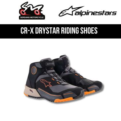 ALPINESTARS CR-X DRYSTAR RIDING SHOES | Serdang Motorcycle