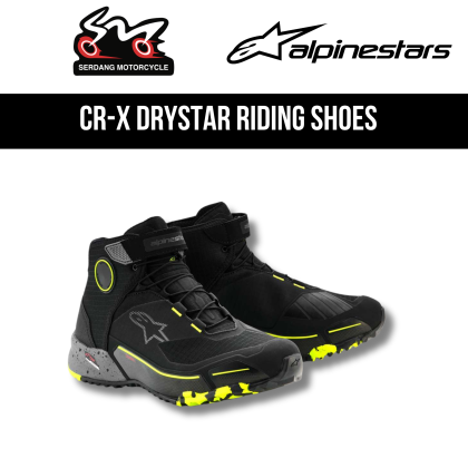 ALPINESTARS CR-X DRYSTAR RIDING SHOES | Serdang Motorcycle