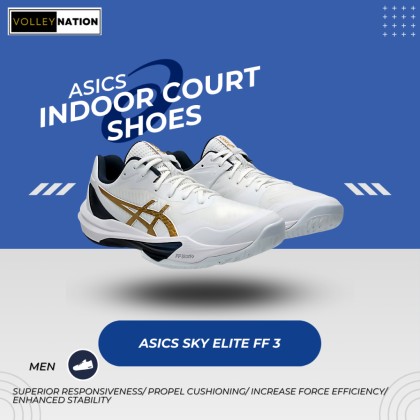 Asics Sky Elite FF 3 White / Pure Gold | SF Sports Trading Sdn Bhd