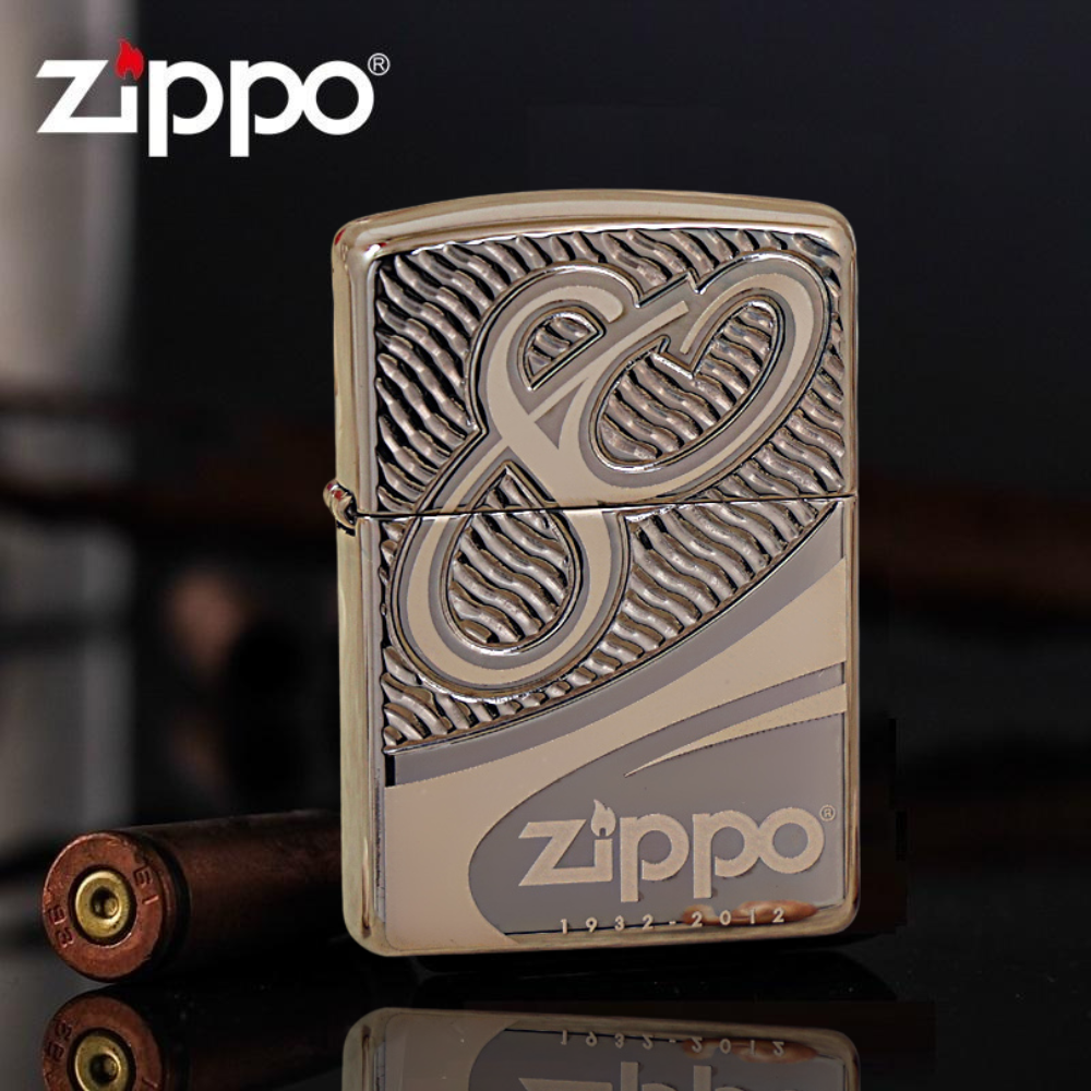 80th Anniversary Armor Black Ice Limited Edition 28249 Zippo
