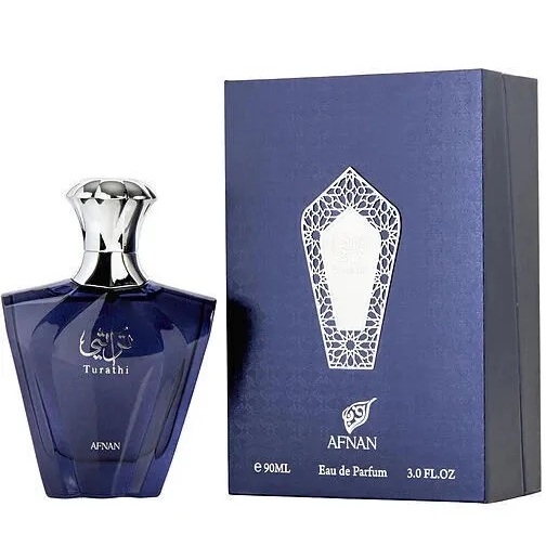 Turathi Blue Homme Eau De Parfum Afnan 90mL~3.0oz EDP for