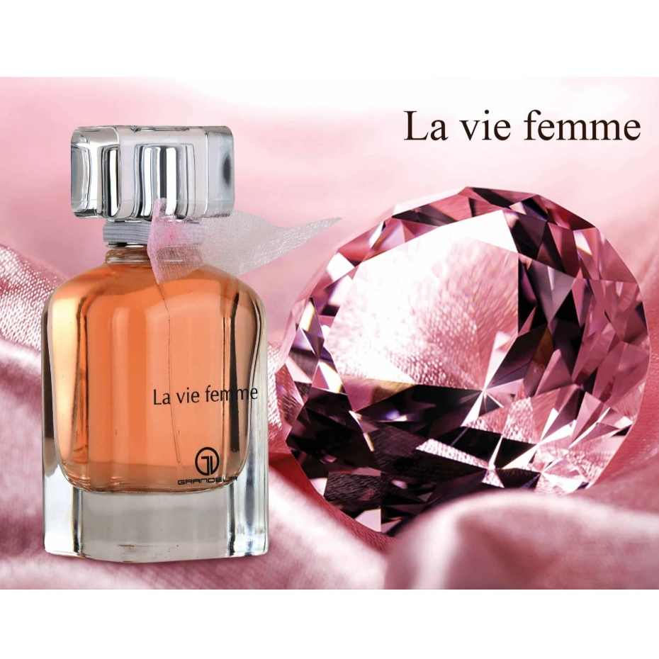 【新品】La Vie Femme レディース香水 正規品 La Vie Femme Eau De Parfum For Women By Grandeur 3.4oz/100ml