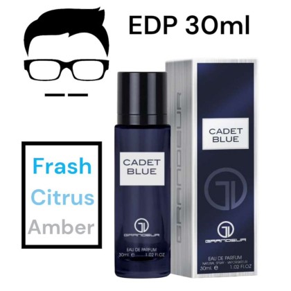 Blue Perfume Cadet Blue 30ml Eau De Parfum Grandeur For Him