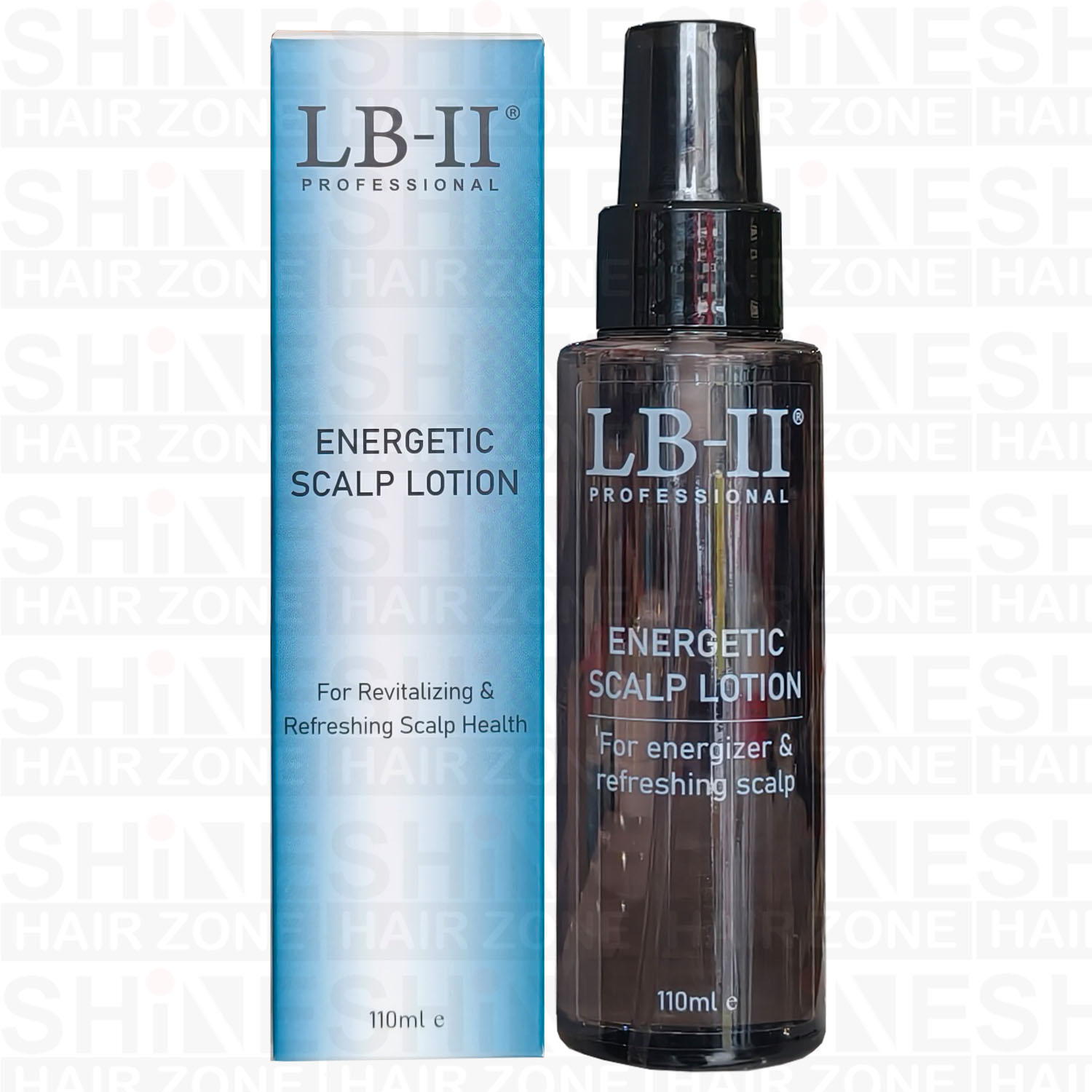 LB-II Energetic Scalp Lotion botol depan 110ml