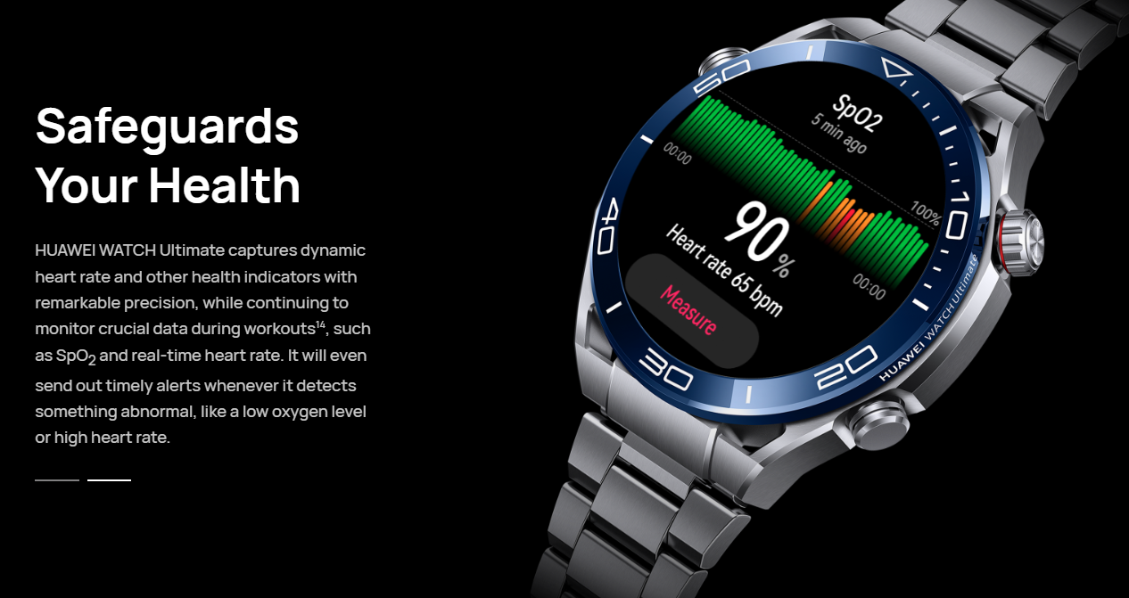 Huawei Watch Ultimate (WDS-B19) Green Steel-color Zircon-based 