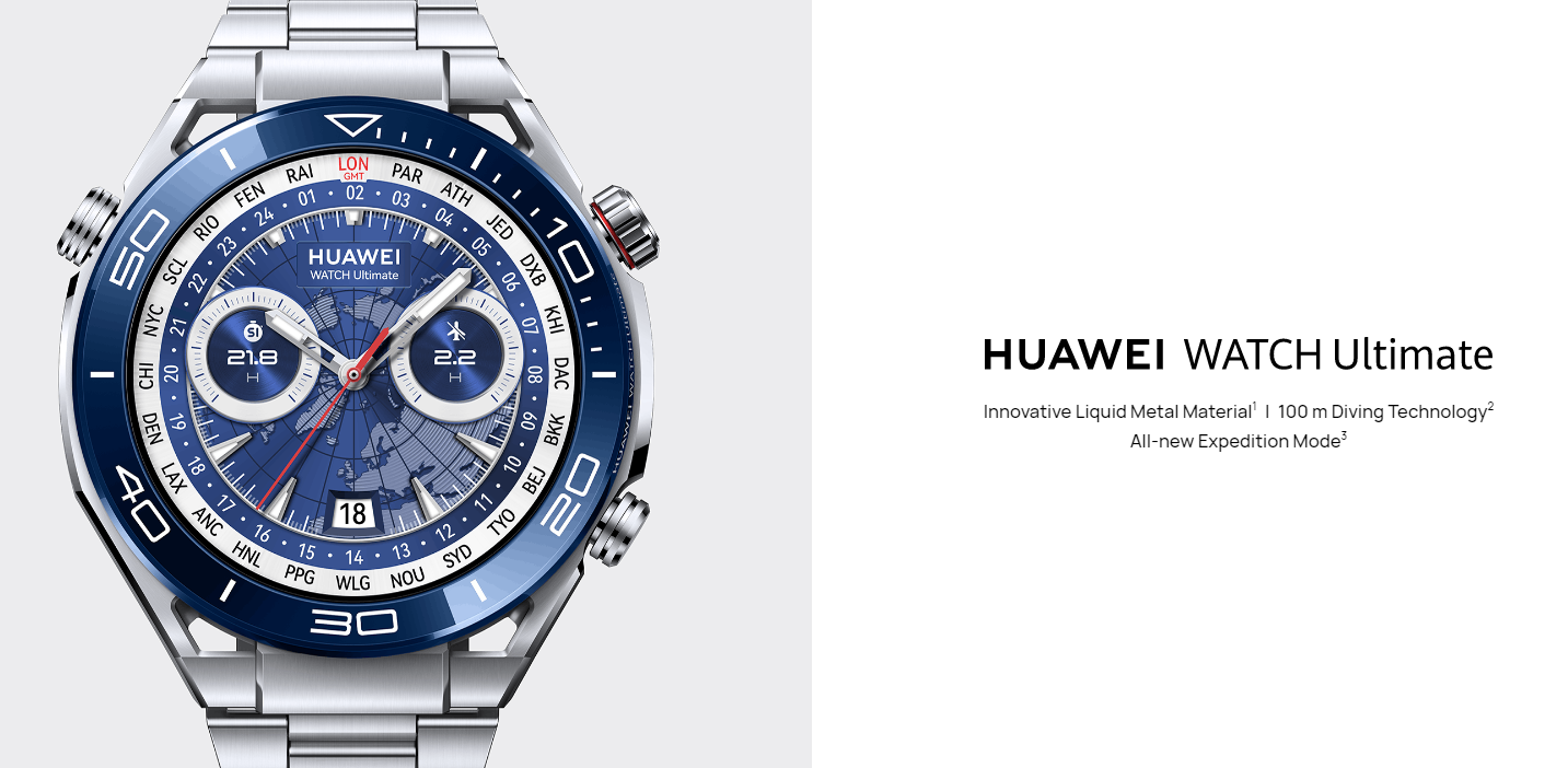 Huawei Watch Ultimate (CLB-B19) Steel-color Zircon-based Amorphous