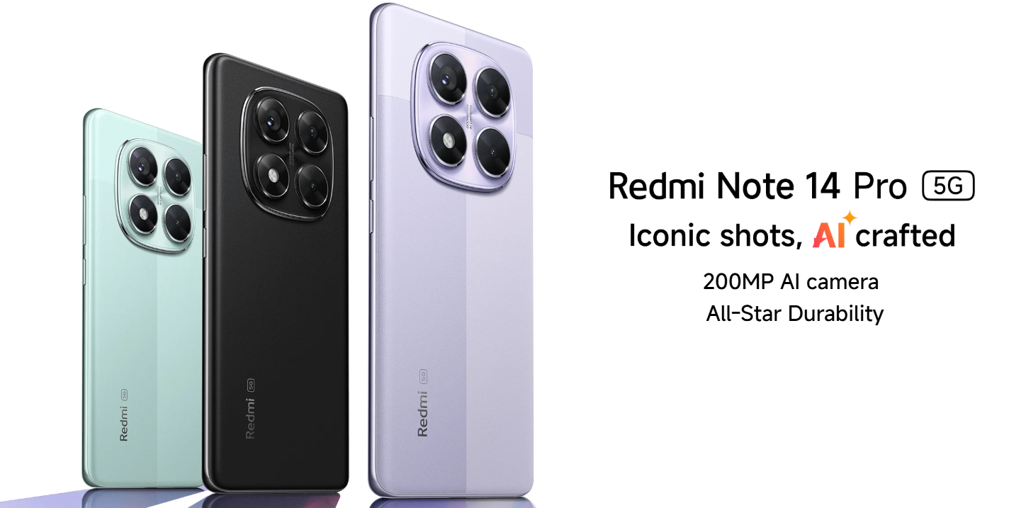 Xiaomi Redmi Note 14 Pro 5G (12GB RAM 256GB ROM)(Coral Green