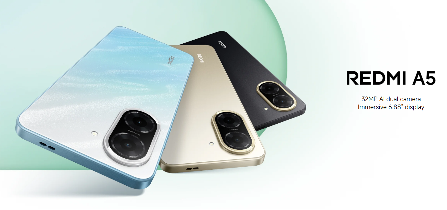 お値下！Xiaomi Redmi A5 4GB+128GB ブルー Xiaomi Redmi A5 Dual Sim 128GB Ocean Blue (4GB RAM) - Global