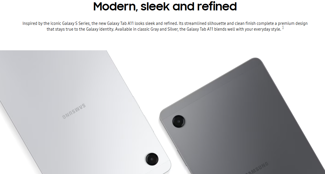 Samsung Galaxy Tab A11 (SM-X135GZSEXME)(8GB RAM 128GB ROM)(Silver