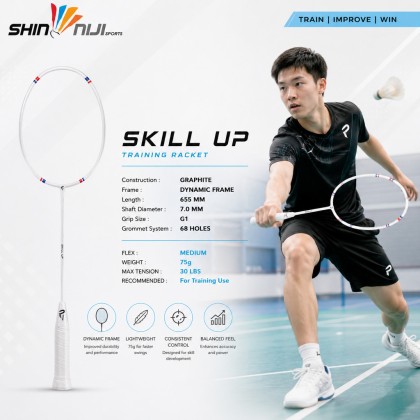 Protech Training Racket PROTECH Skill Up Training Badminton Racket | Training & Skill ...