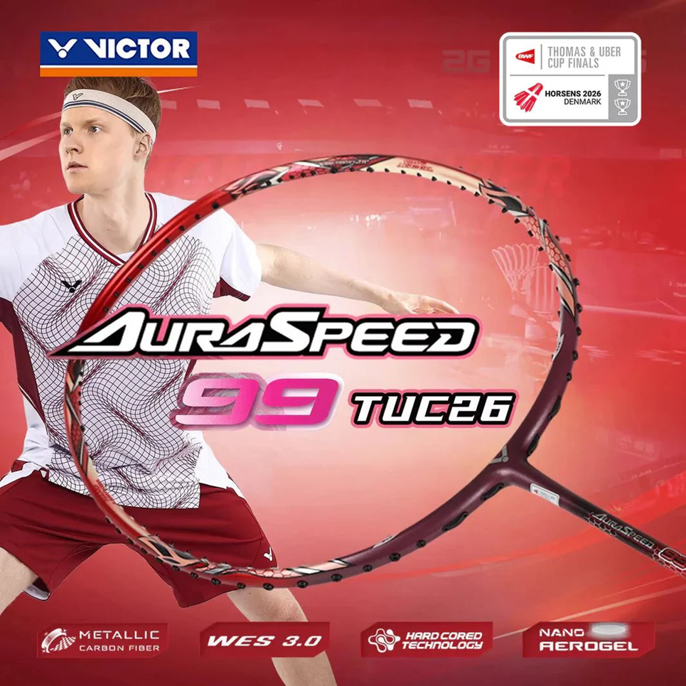 Victor AuraSpeed 99 TUC26-D 4U Badminton Racket | Shin Niji Sports