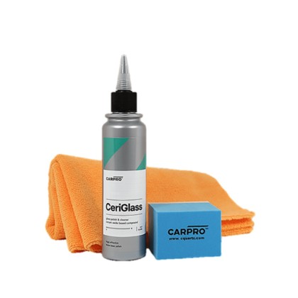 CARPRO CeriGlass Kit - 150ml with Accessories - Glass Polish & Cleaner ...