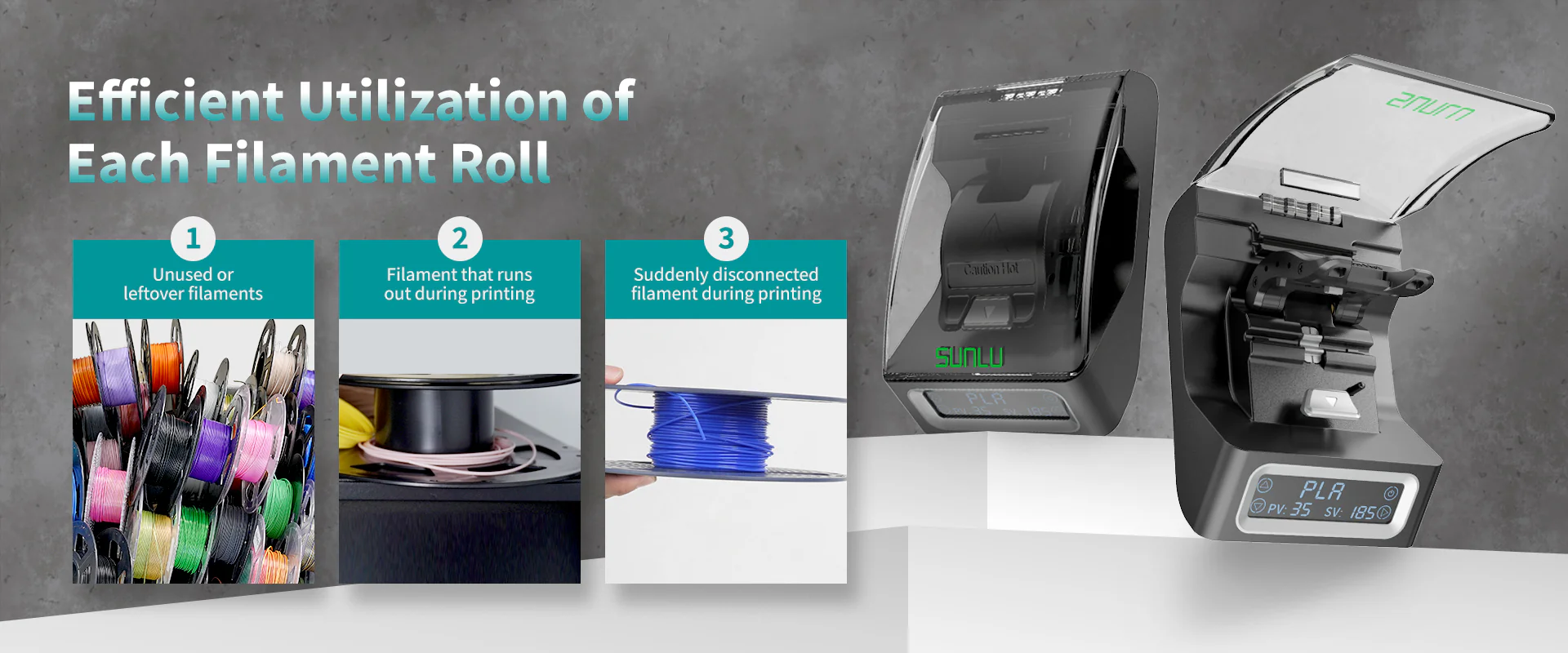 Sunlu filament connector / filament welder 1.75mm diameter filament connector fc01 safe efficient beginner friendly Sunlu filament connector / filament welder 1.75mm diameter filament connector fc01 safe efficient beginner friendly