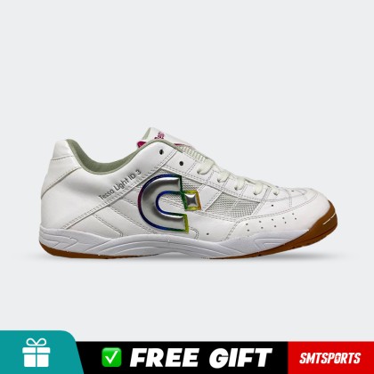 Desporte テッサ LIGHT ID Futsal Shoes, Tessa Light ID3, White/Silver | Desporte