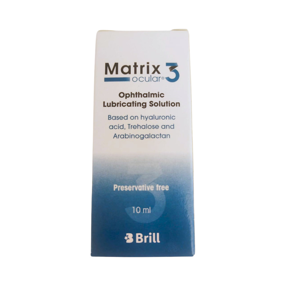 Matrix Ocular 3 Eye Drop 10mL (Exp: March 2028) For Dry Eyes Refresh Optive Systane
