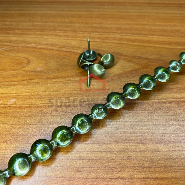 MroMax 60PCS Upholstery Nails - 0.63" Flat Head Bronze Furniture Decoration Tacks - View #2