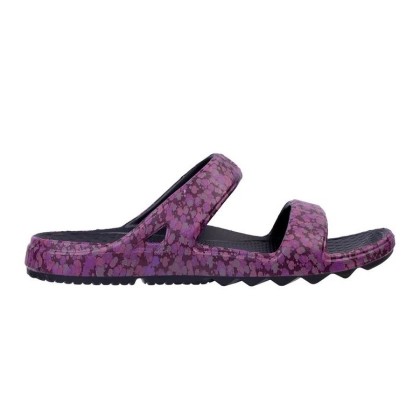 Sandali slide in pelle con Oval T Bambina, Bianco | Milano