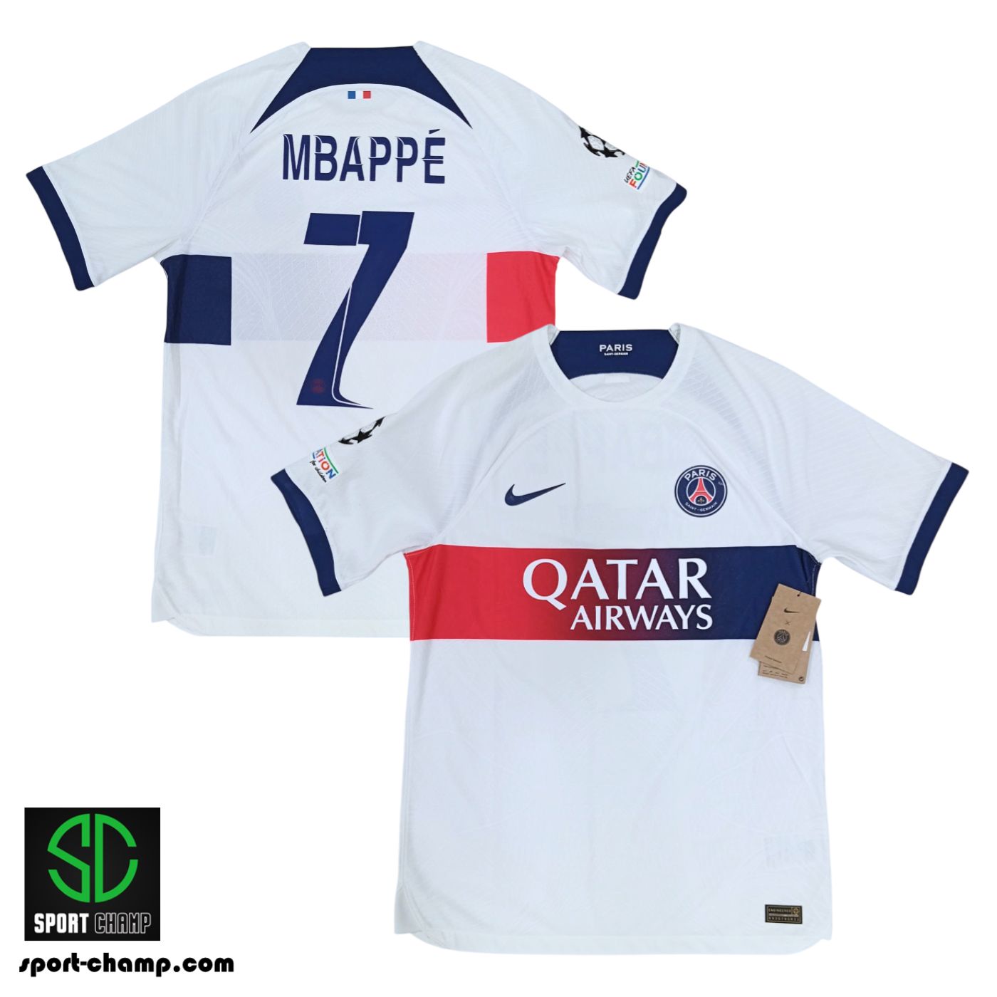 PLAYER EDITION) NIKE PARIS SAINT-GERMAIN 23/24 AWAY SHIRT WITH