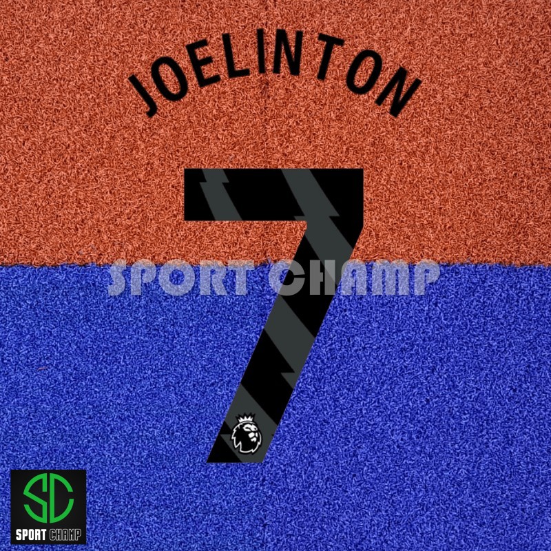 JOELINTON 7 - OFFICIAL EPL NEWCASTLE UNITED 23-25 BLACK NAME AND